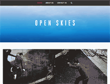 Tablet Screenshot of openskiesmagazine.com